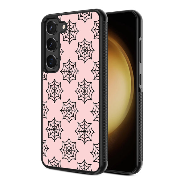 MyBat Design Lab Series Case for Samsung Galaxy S24 - Pink Spider Web - MSS24CSLESM227-2.jpg