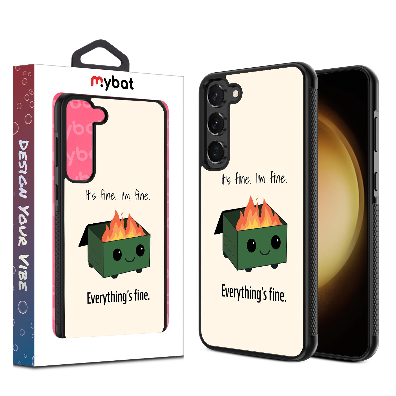 MyBat Design Lab Series Case for Samsung Galaxy S24 - Dumpster Fire