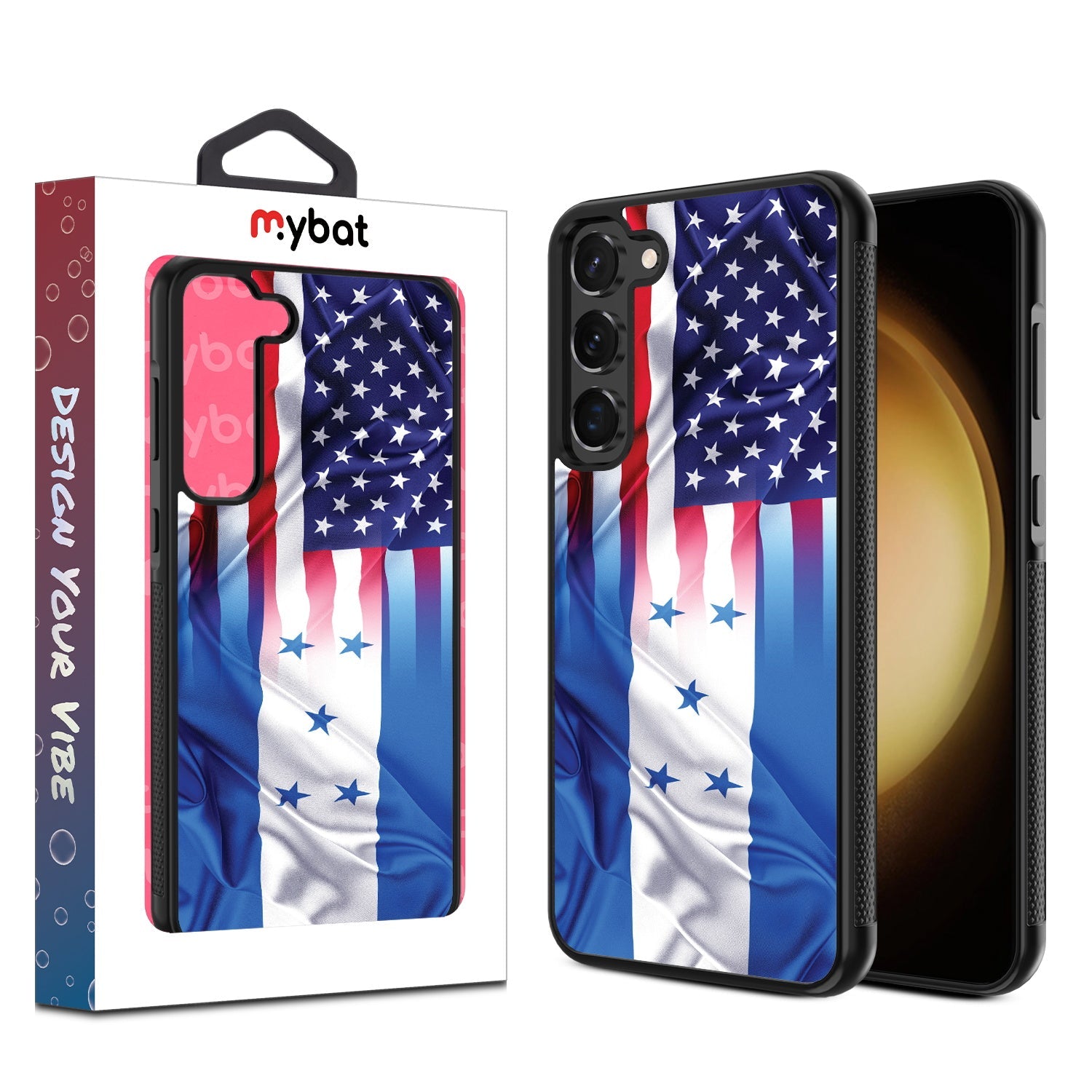 MyBat Design Lab Series Case for Samsung Galaxy S24 - Honduras-USA Flag