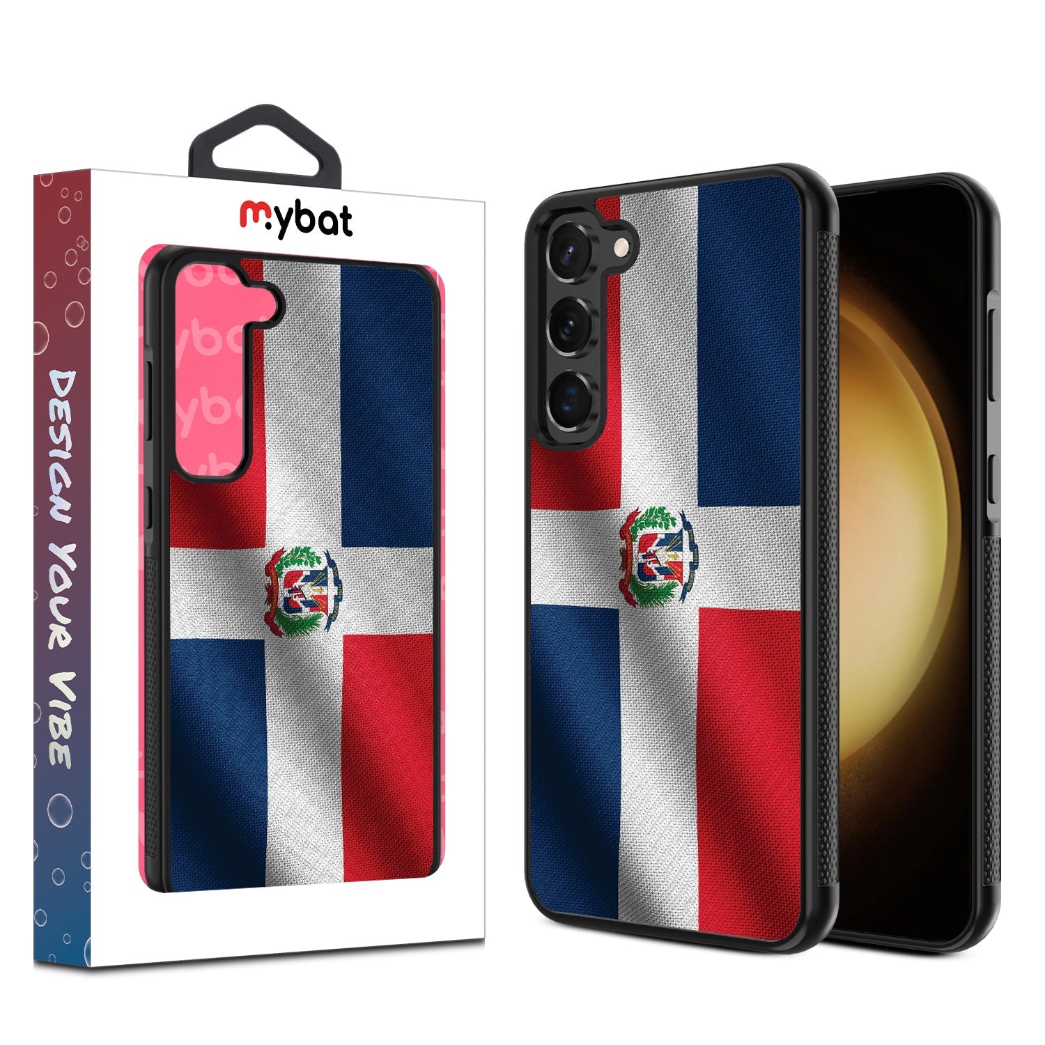 MyBat Design Lab Series Case for Samsung Galaxy S24 - Dominican Republic Flag