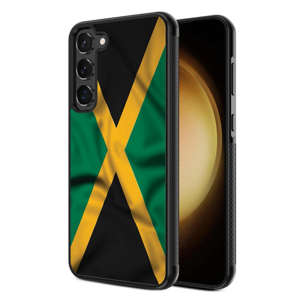 MyBat Design Lab Series Case for Samsung Galaxy S24 - Jamaica Flag - MSS24CSLESM310-2.jpg