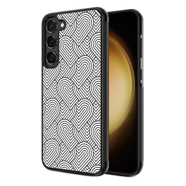 MyBat Design Lab Series Case for Samsung Galaxy S24 - Hearts Aligned - MSS24CSLESM331-2.jpg