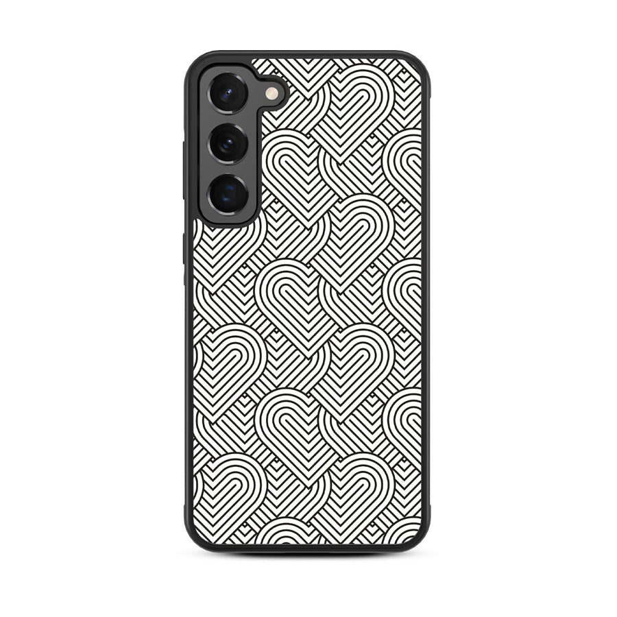 MyBat Design Lab Series Case for Samsung Galaxy S24 - Hearts Aligned