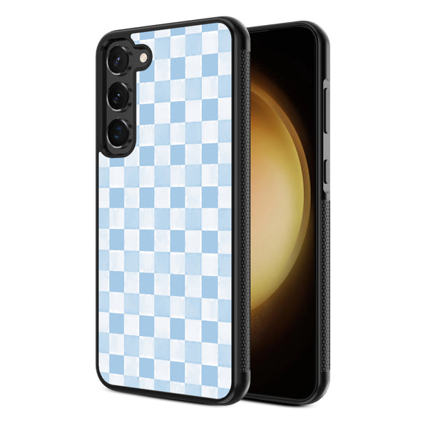 MyBat Design Lab Series Case for Samsung Galaxy S24 - Sky Blue Check - MSS24CSLESM478-2.jpg