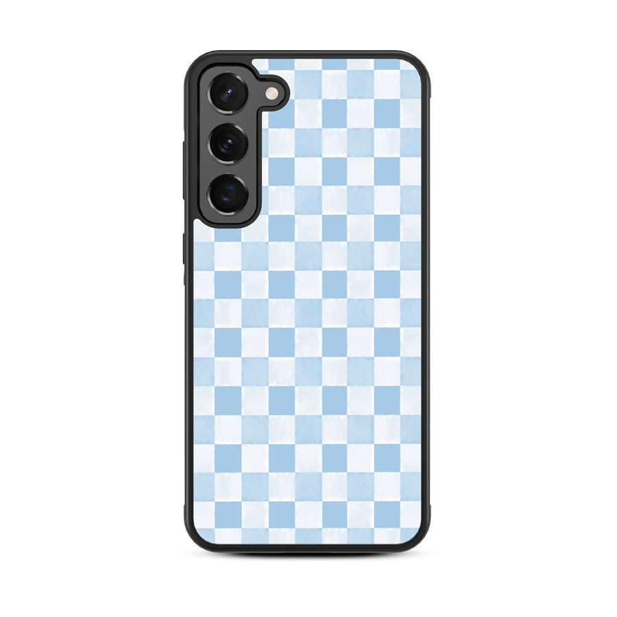 MyBat Design Lab Series Case for Samsung Galaxy S24 - Sky Blue Check