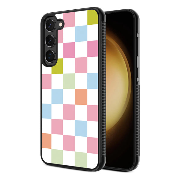 MyBat Design Lab Series Case for Samsung Galaxy S24 - Pastel Check - MSS24CSLESM480-2.jpg