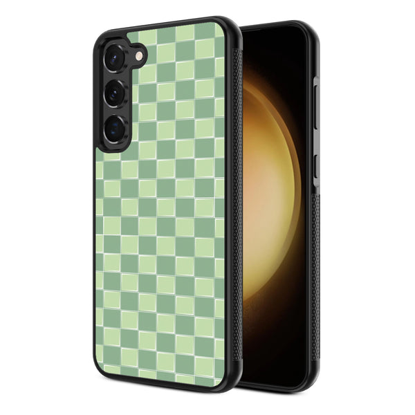 MyBat Design Lab Series Case for Samsung Galaxy S24 - Matcha Check - MSS24CSLESM482-2.jpg