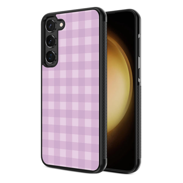 MyBat Design Lab Series Case for Samsung Galaxy S24 - Purple Plaid - MSS24CSLESM483-2.jpg