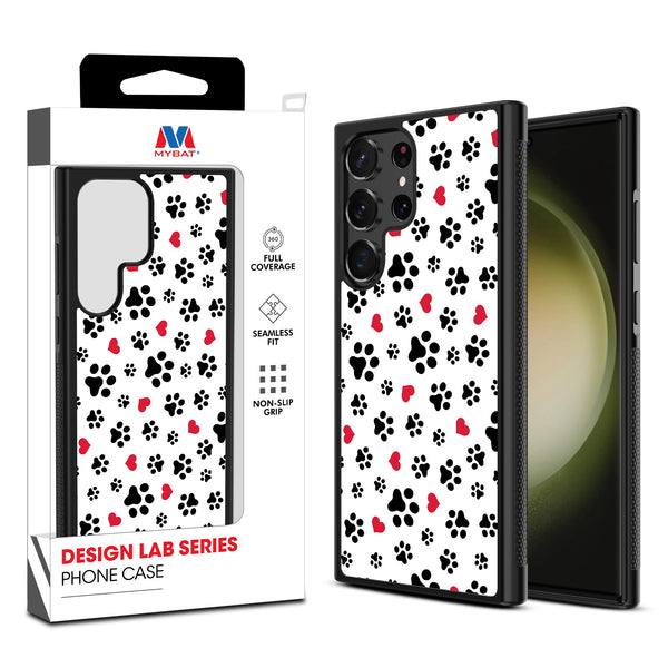 MyBat Design Lab Series Case for Samsung Galaxy S24 Ultra - Paw Prints and Hearts - MSS24UCSLESM001-1.jpg