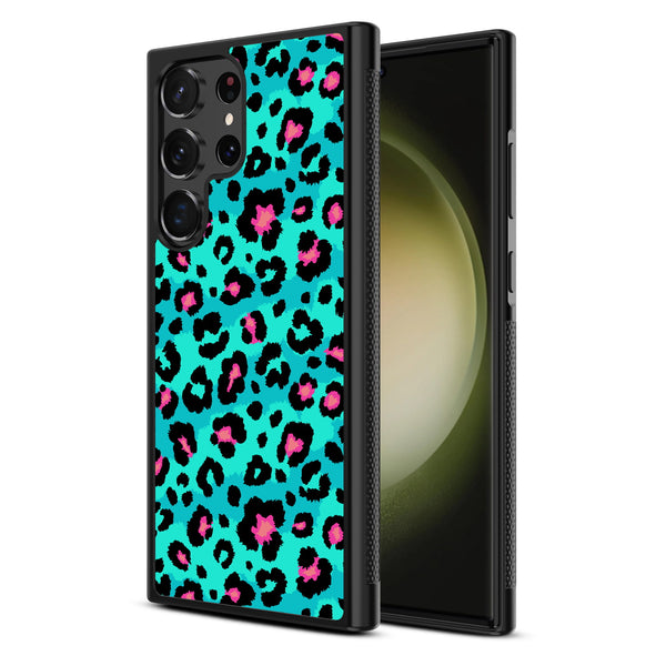 MyBat Design Lab Series Case for Samsung Galaxy S24 Ultra - Multicolor Leopard - MSS24UCSLESM004-2.jpg