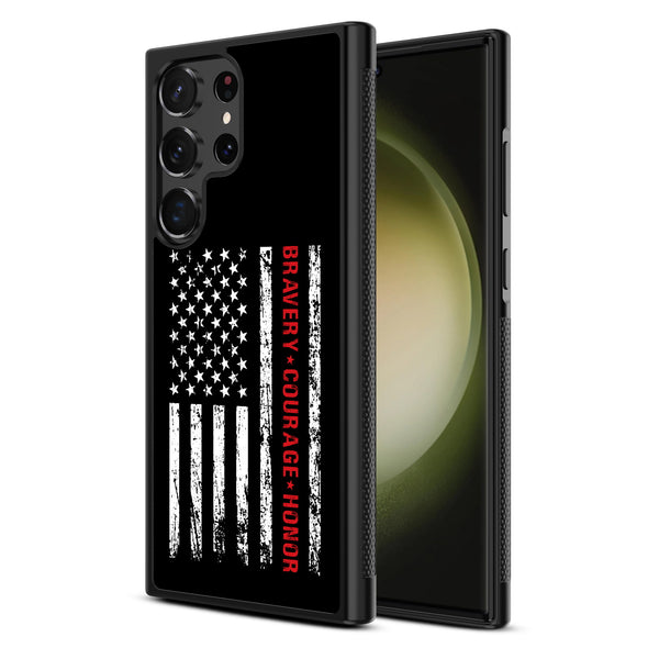 MyBat Design Lab Series Case for Samsung Galaxy S24 Ultra - Firefighter Flag - MSS24UCSLESM041-2.jpg