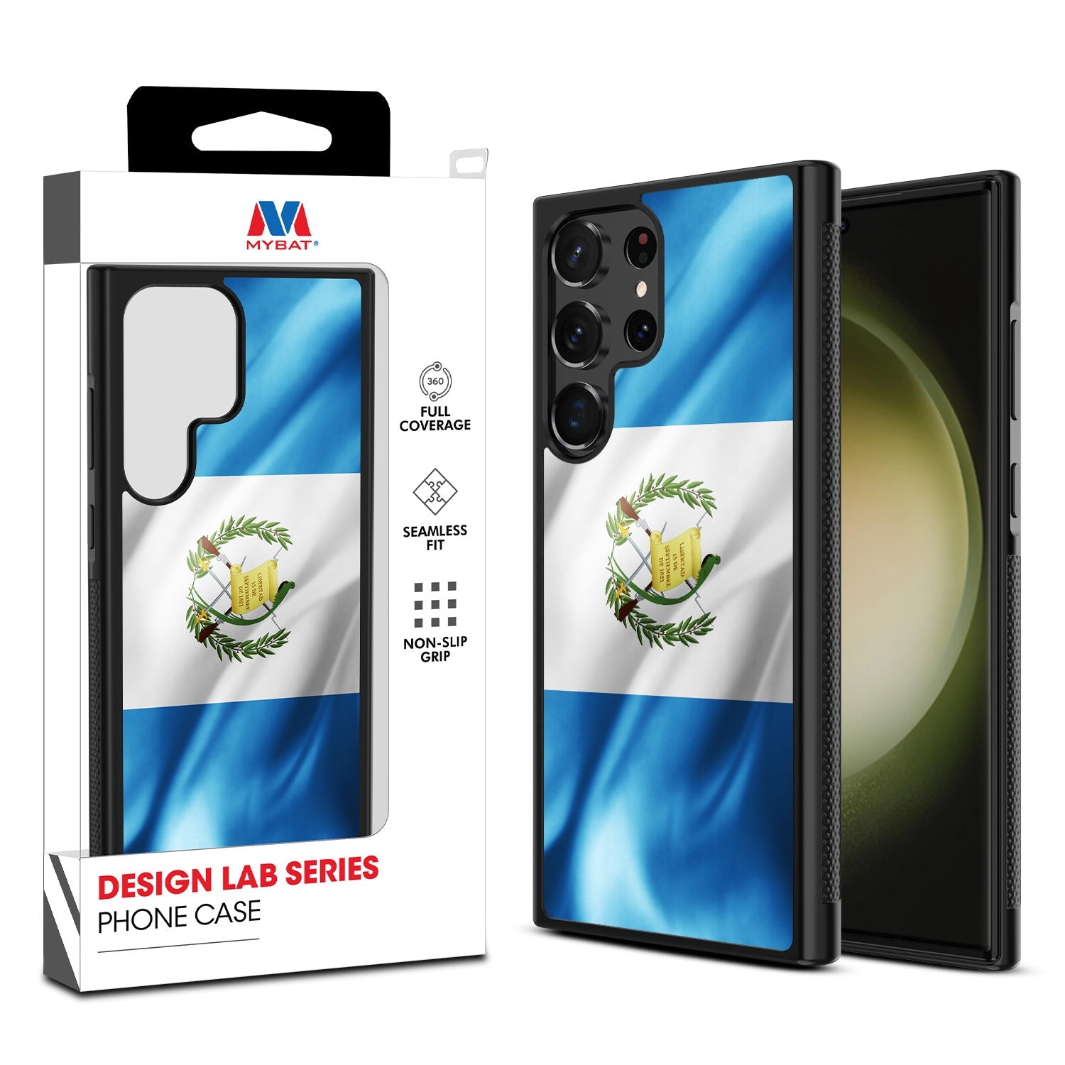 MyBat Design Lab Series Case for Samsung Galaxy S24 Ultra - Guatemalan Flag