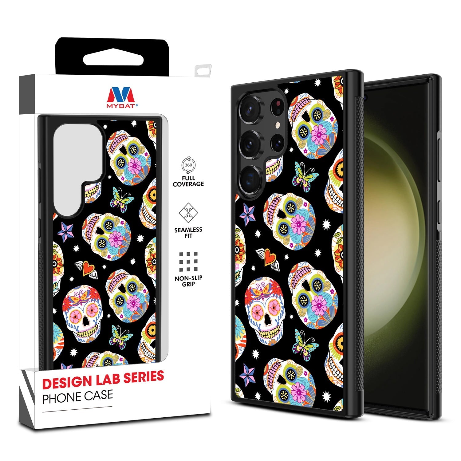MyBat Design Lab Series Case for Samsung Galaxy S24 Ultra - Day of the Dead