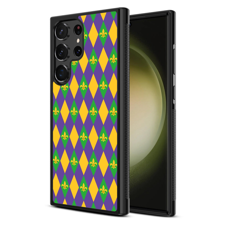 MyBat Design Lab Series Case for Samsung Galaxy S24 Ultra - Mardi Gras - MSS24UCSLESM057-2.jpg