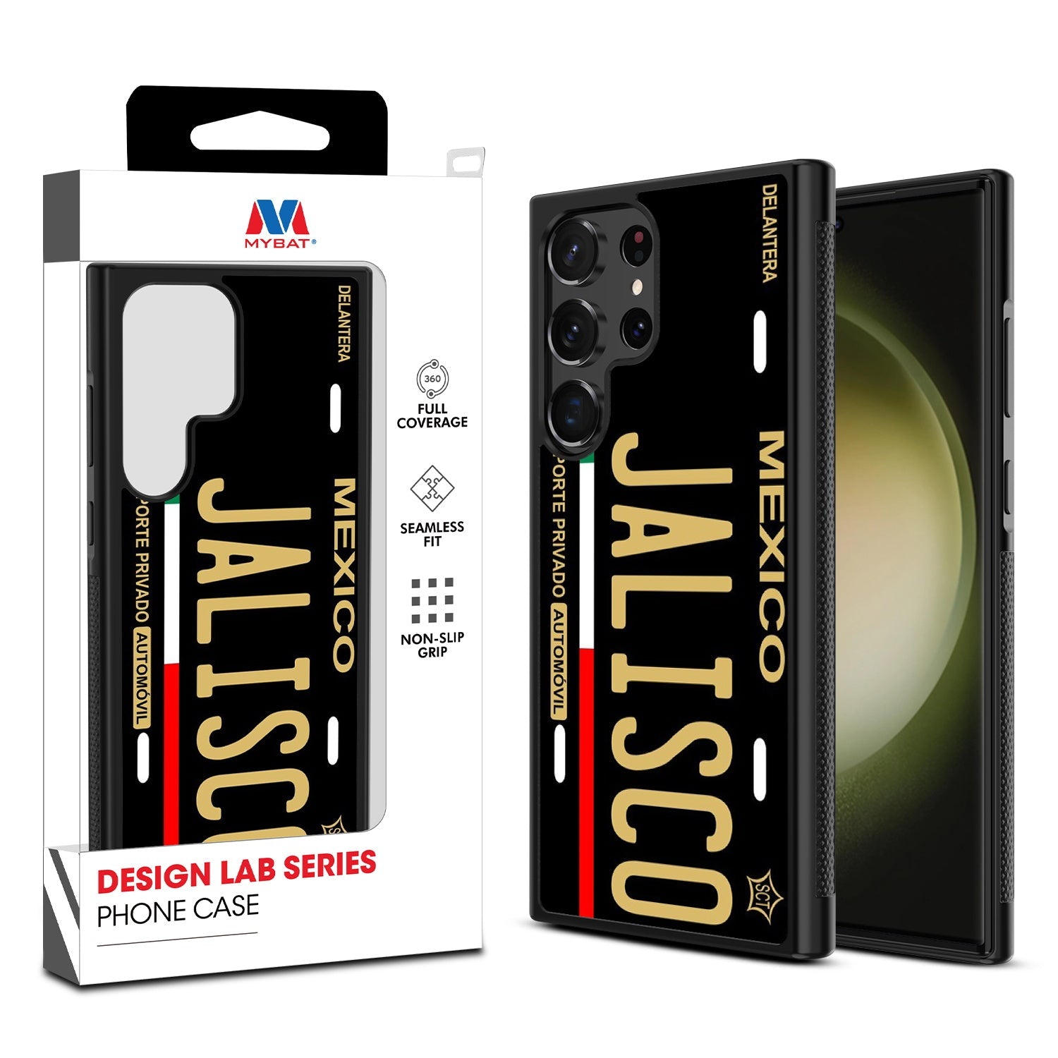 MyBat Design Lab Series Case for Samsung Galaxy S24 Ultra - Jalisco Black