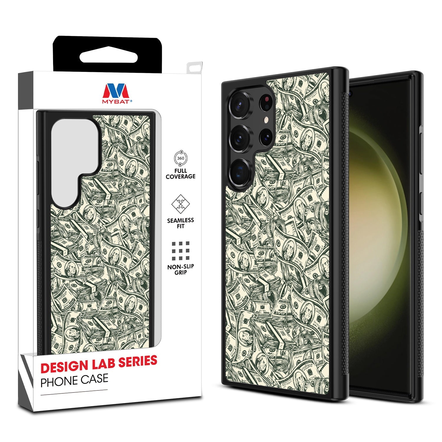 MyBat Design Lab Series Case for Samsung Galaxy S24 Ultra - Money Stack