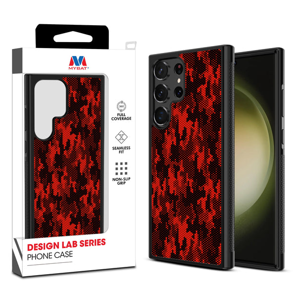 MyBat Design Lab Series Case for Samsung Galaxy S24 Ultra - Red Digital Camouflage - MSS24UCSLESM086-1.jpg