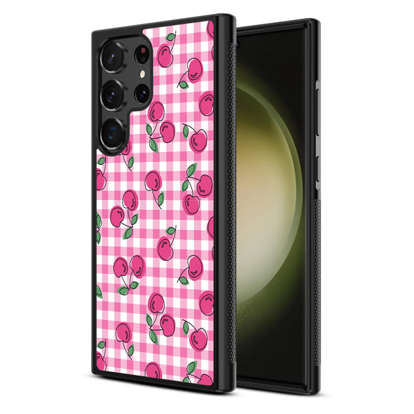 MyBat Design Lab Series Case for Samsung Galaxy S24 Ultra - Pink Cherries - MSS24UCSLESM100-2.jpg