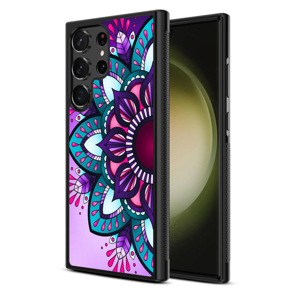 MyBat Design Lab Series Case for Samsung Galaxy S24 Ultra - Flower Mandala - MSS24UCSLESM112-2.jpg