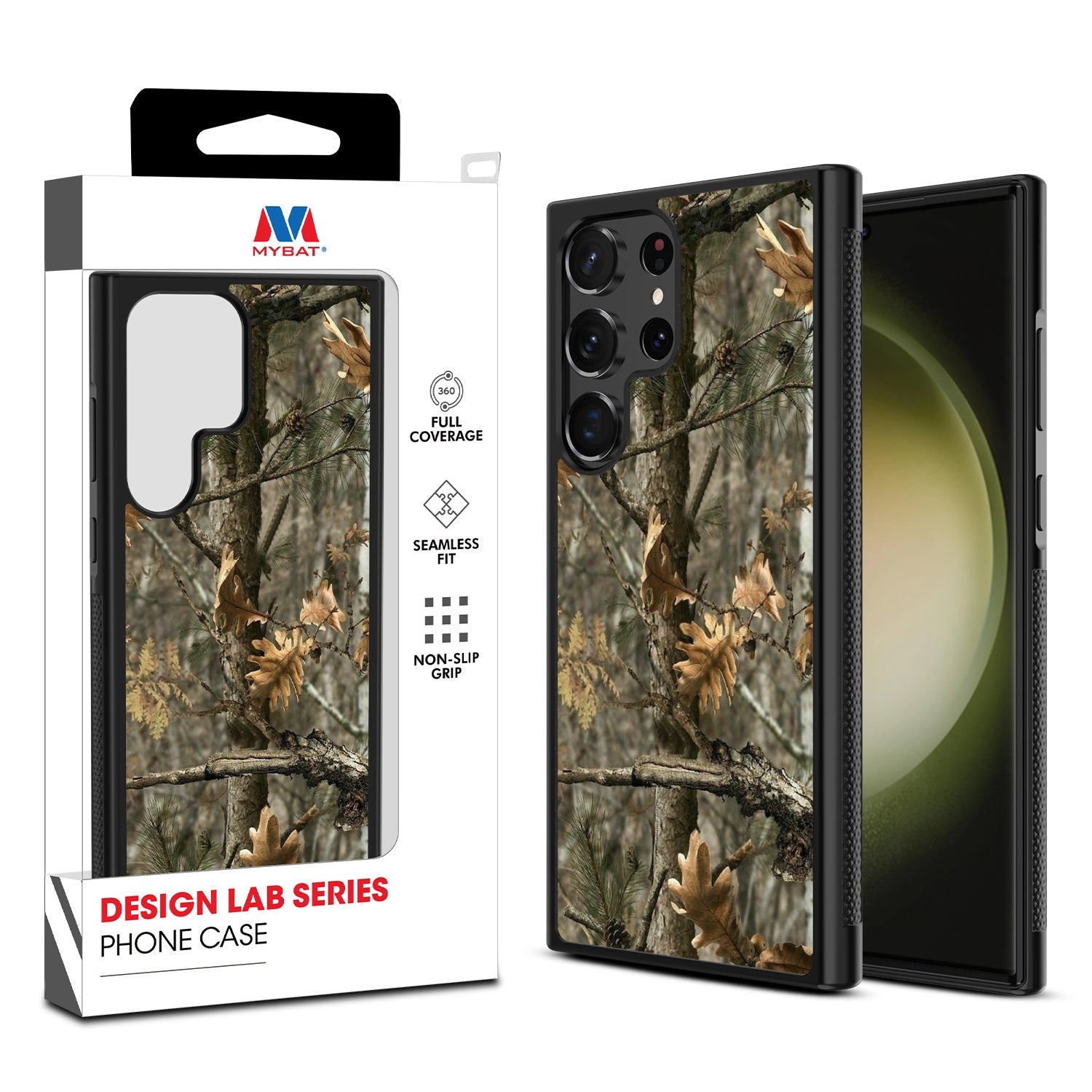 MyBat Design Lab Series Case for Samsung Galaxy S24 Ultra - Real Tree Camouflage