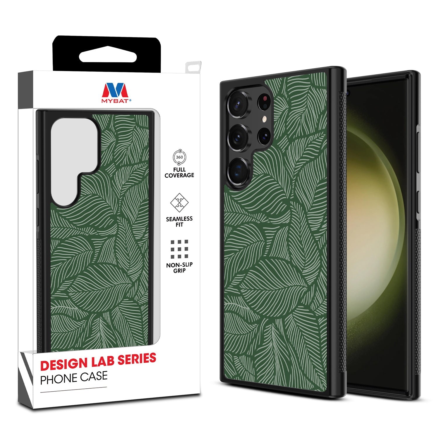 MyBat Design Lab Series Case for Samsung Galaxy S24 Ultra - Leaves