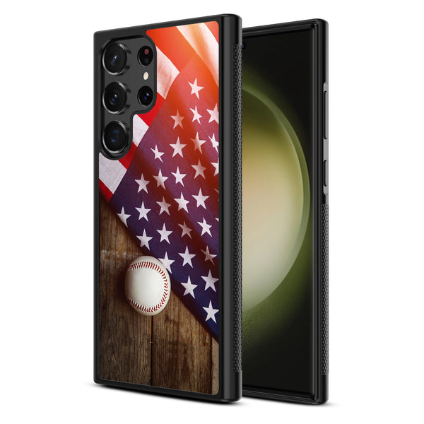 MyBat Design Lab Series Case for Samsung Galaxy S24 Ultra - Patriotic Pitch - MSS24UCSLESM172-2.jpg