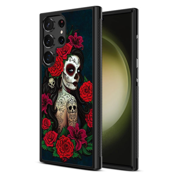 MyBat Design Lab Series Case for Samsung Galaxy S24 Ultra - Lady Of The Dead - MSS24UCSLESM189-2.jpg