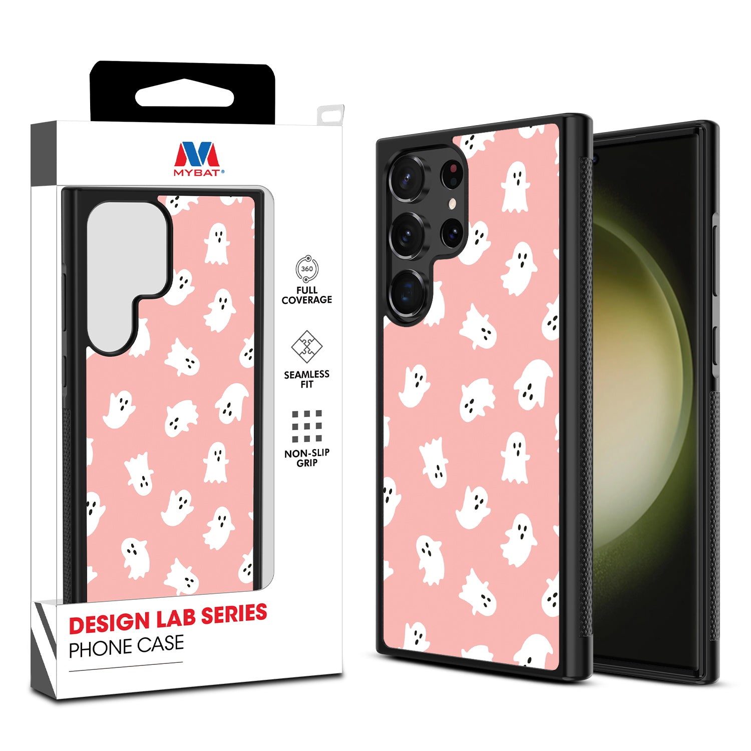 MyBat Design Lab Series Case for Samsung Galaxy S24 Ultra - Friendly Ghosts