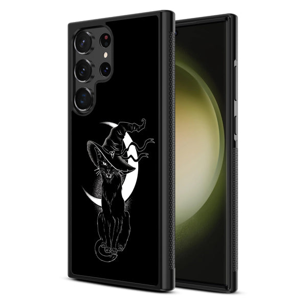 MyBat Design Lab Series Case for Samsung Galaxy S24 Ultra - Black Cat Magic - MSS24UCSLESM223-2.jpg