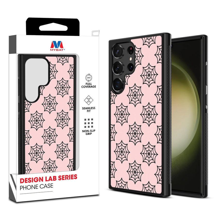 MyBat Design Lab Series Case for Samsung Galaxy S24 Ultra - Pink Spider Web