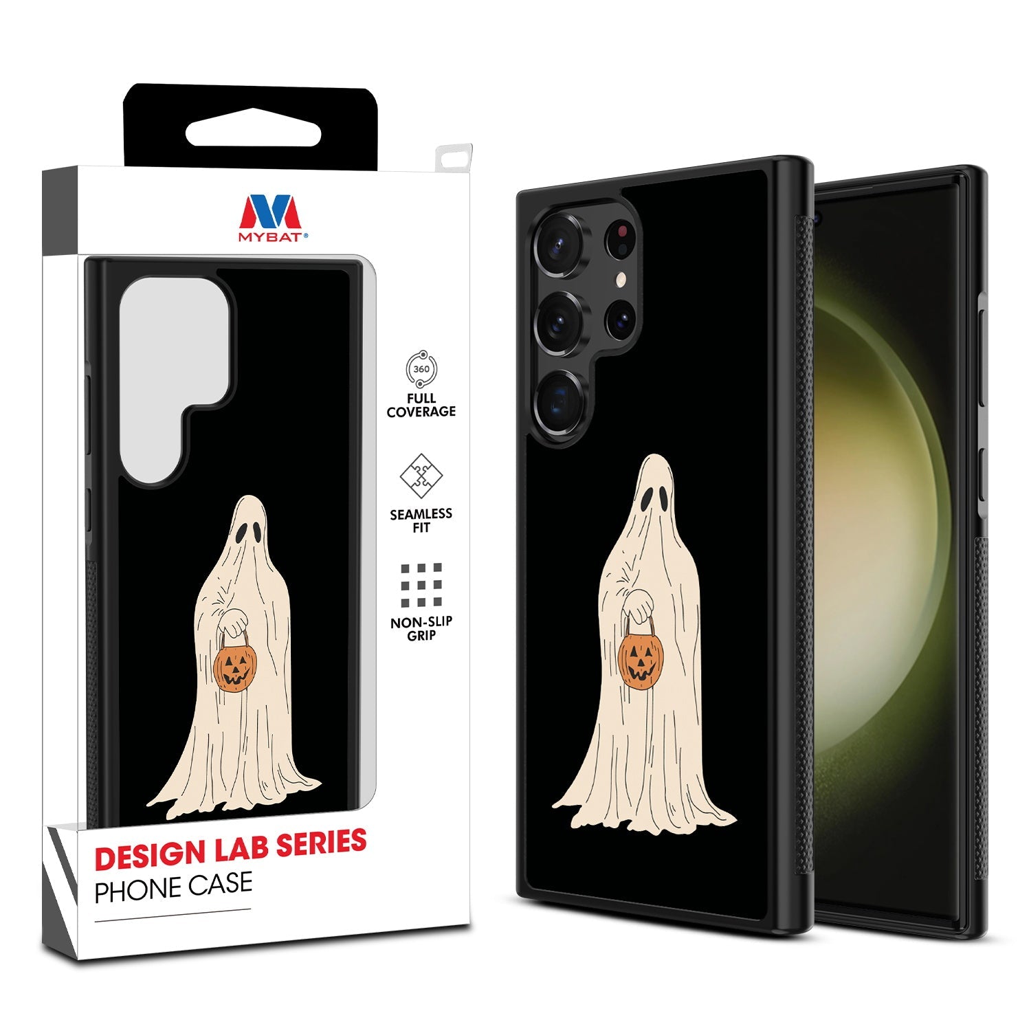 MyBat Design Lab Series Case for Samsung Galaxy S24 Ultra - Happy Haunting
