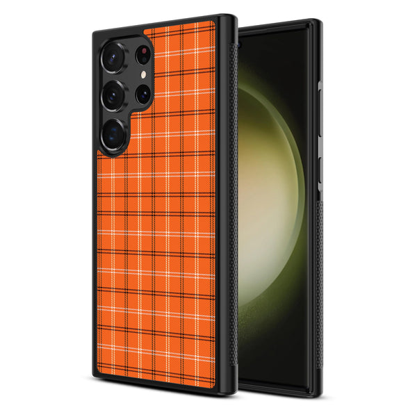 MyBat Design Lab Series Case for Samsung Galaxy S24 Ultra - Pumpkin Plaid - MSS24UCSLESM244-2.jpg