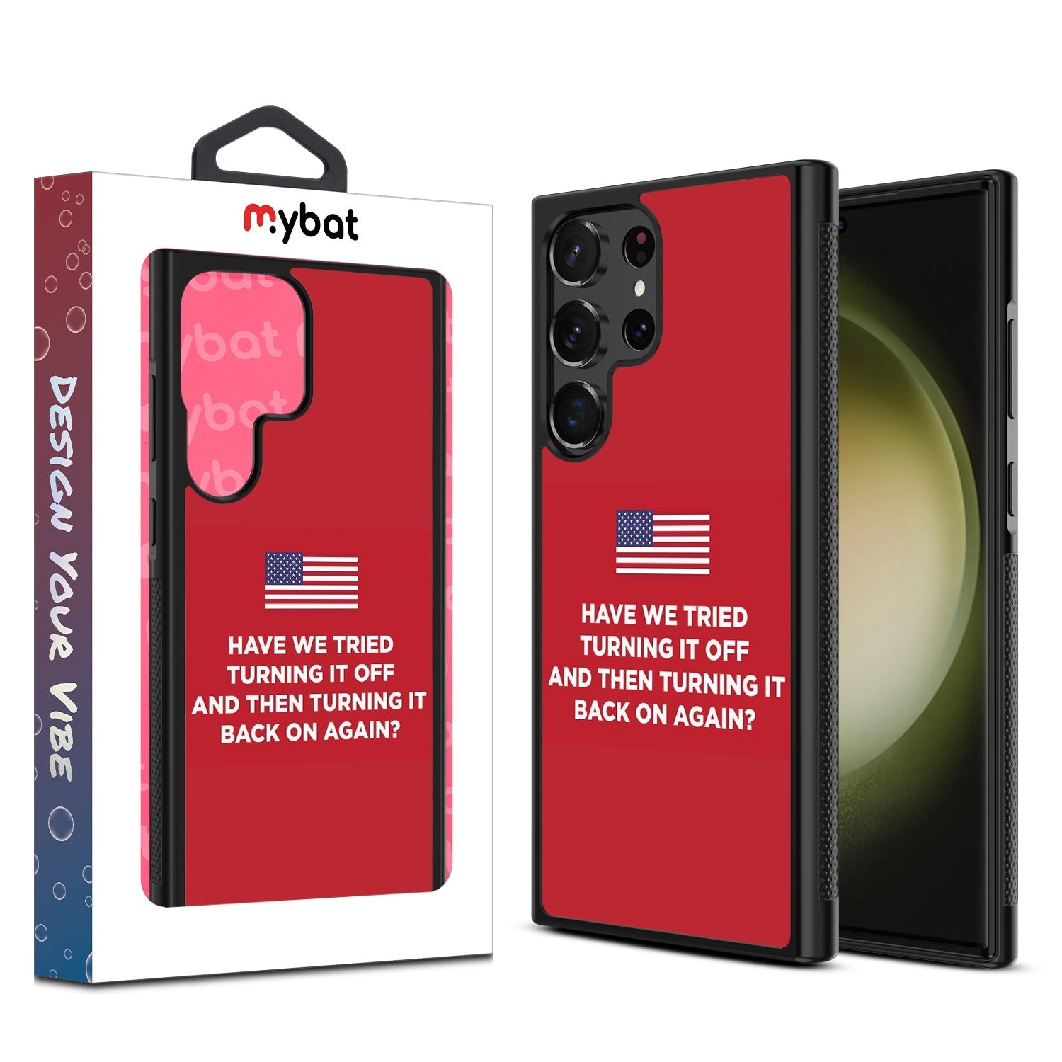 MyBat Design Lab Series Case for Samsung Galaxy S24 Ultra - Resetting America