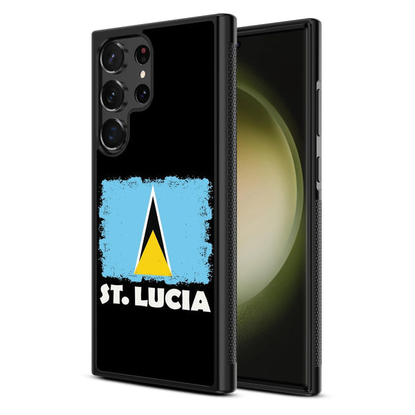 MyBat Design Lab Series Case for Samsung Galaxy S24 Ultra - St. Lucia Flag - MSS24UCSLESM262-2.jpg