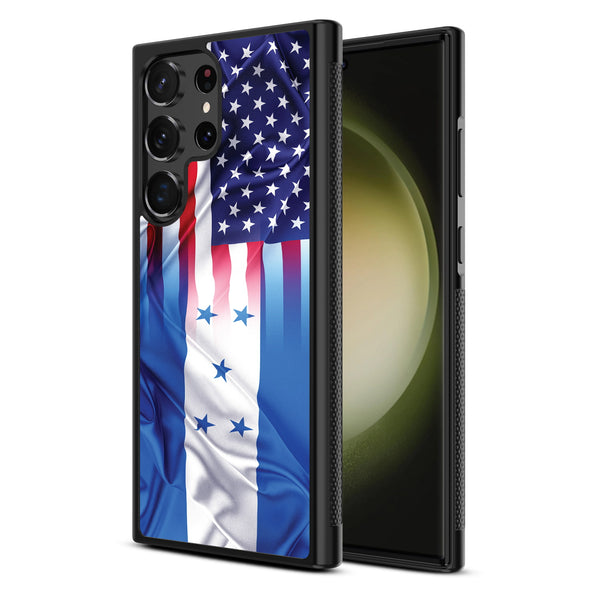 MyBat Design Lab Series Case for Samsung Galaxy S24 Ultra - Honduras-USA Flag - MSS24UCSLESM263-2.jpg