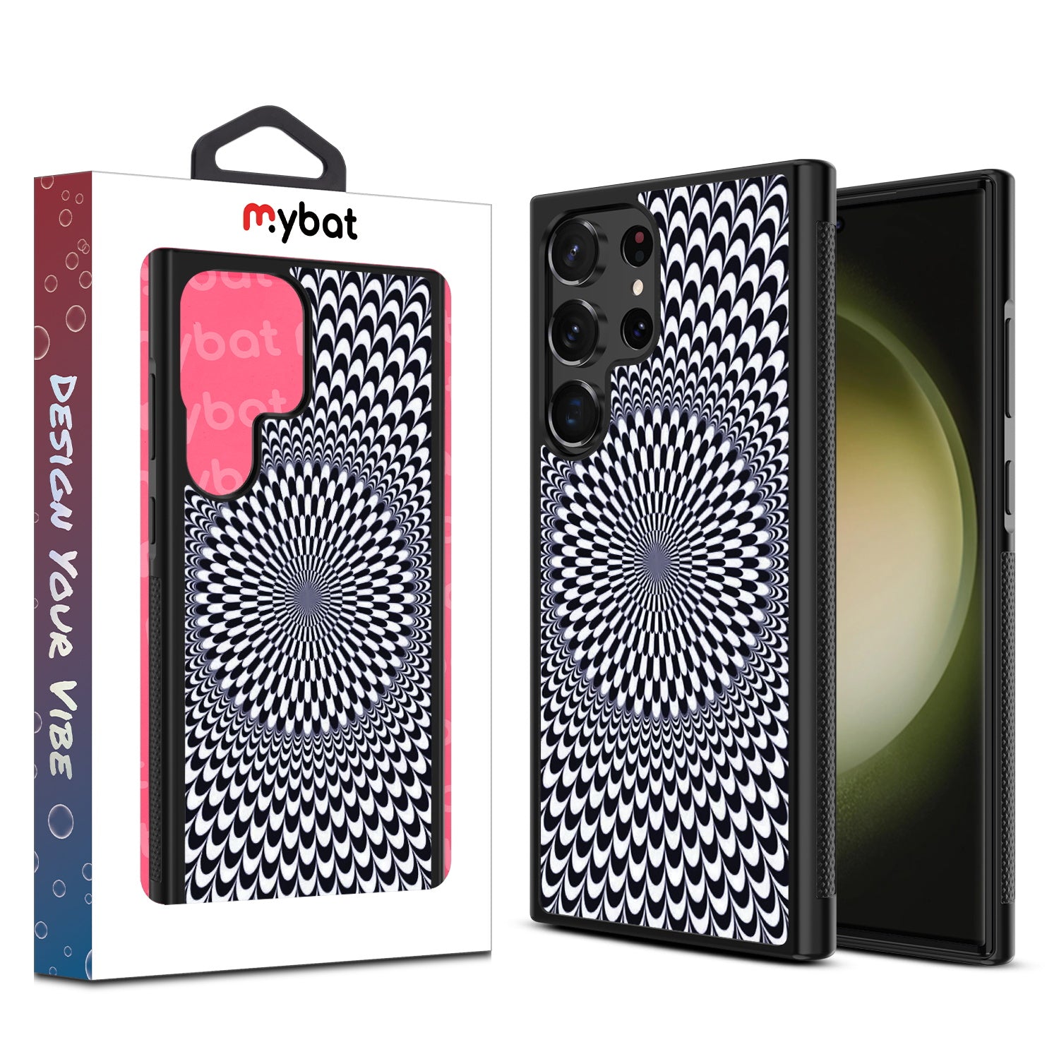 MyBat Design Lab Series Case for Samsung Galaxy S24 Ultra - Dizzy Circle