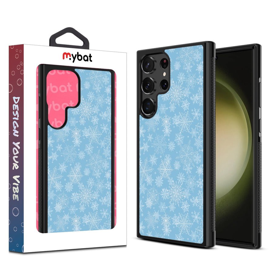 MyBat Design Lab Series Case for Samsung Galaxy S24 Ultra - Blue Snowflakes