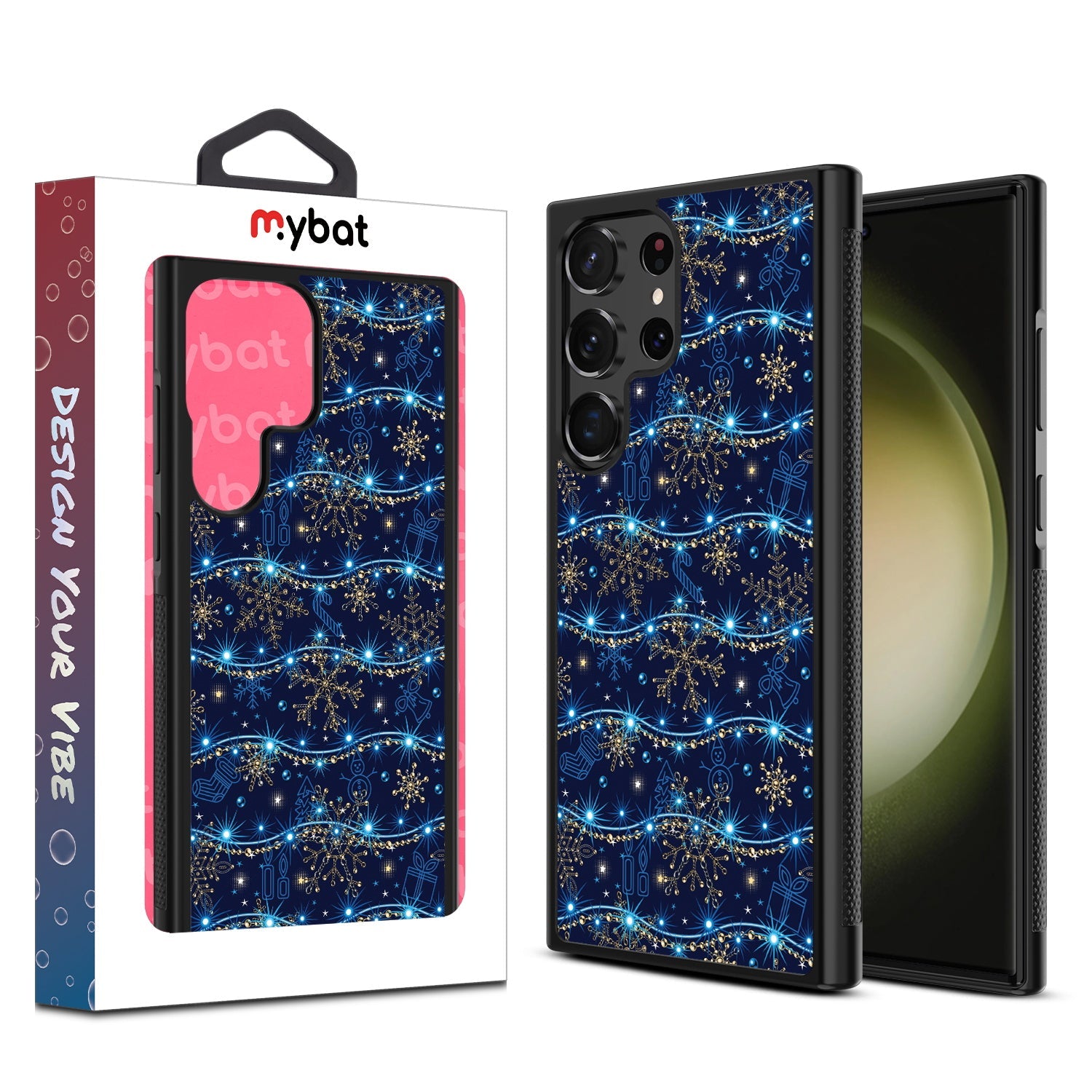 MyBat Design Lab Series Case for Samsung Galaxy S24 Ultra - Snowflake Twinkle