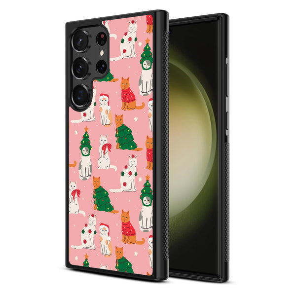 MyBat Design Lab Series Case for Samsung Galaxy S24 Ultra - Meowy Christmas - MSS24UCSLESM286-2.jpg
