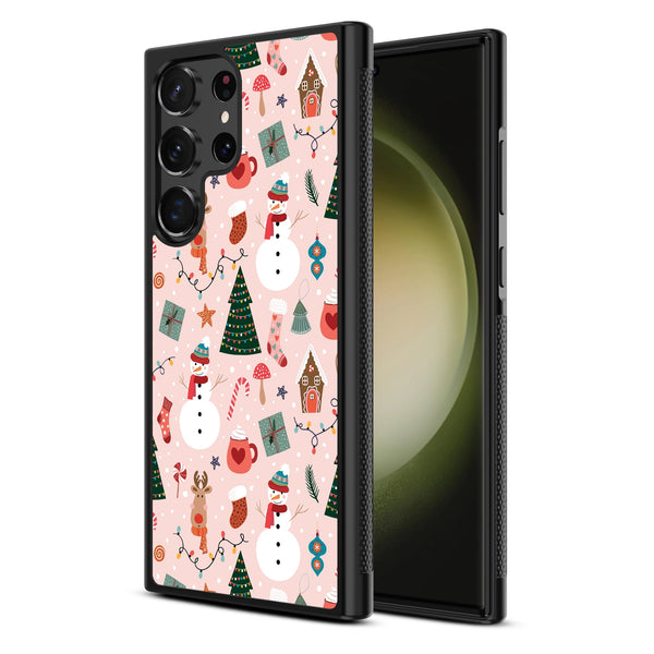 MyBat Design Lab Series Case for Samsung Galaxy S24 Ultra - Holly Jolly Time - MSS24UCSLESM288-2.jpg