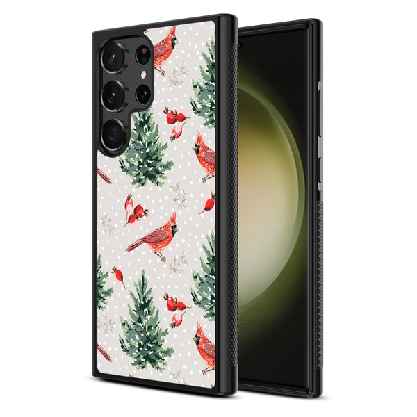 MyBat Design Lab Series Case for Samsung Galaxy S24 Ultra - Winter Cardinals - MSS24UCSLESM298-2.jpg
