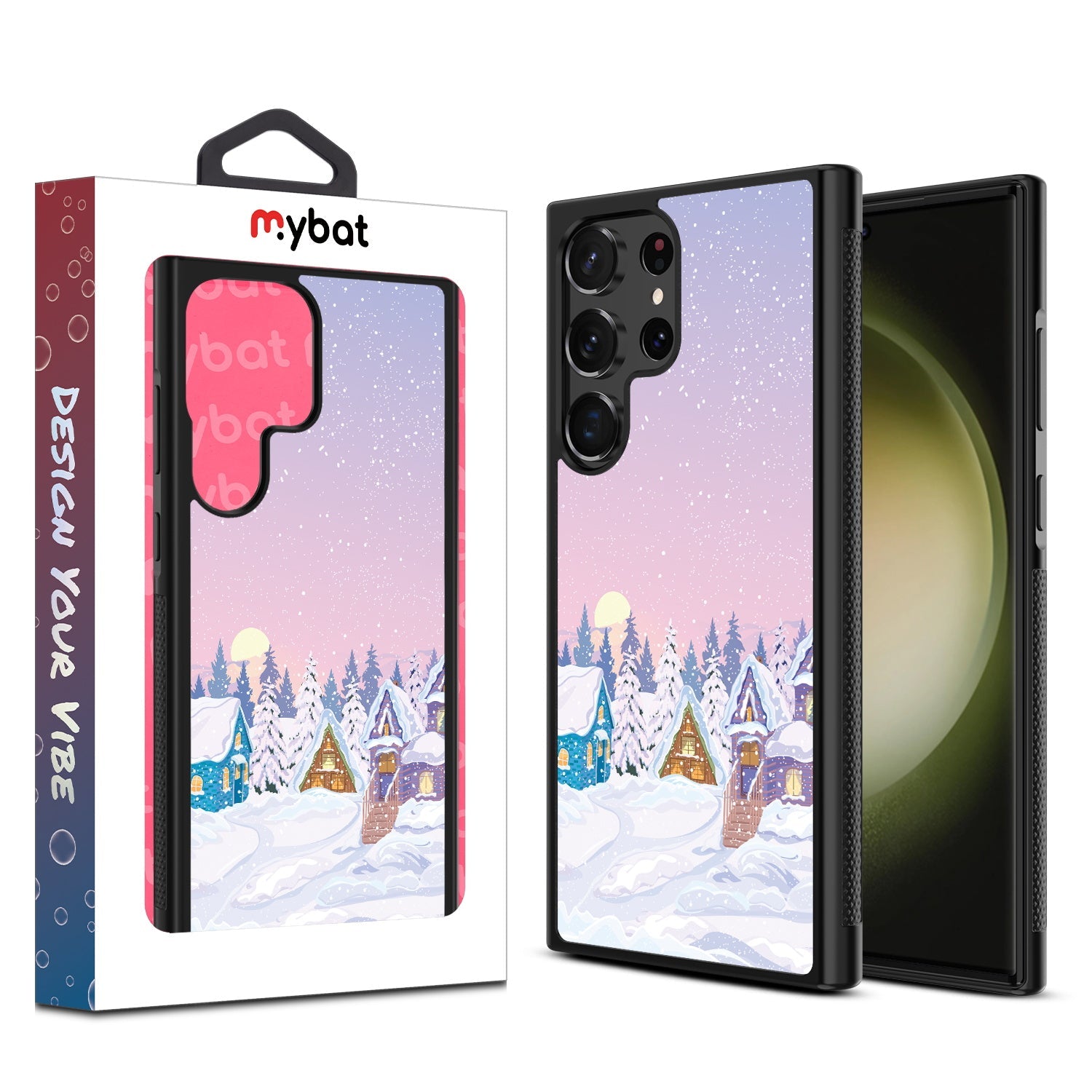 MyBat Design Lab Series Case for Samsung Galaxy S24 Ultra - Snow Globe Village