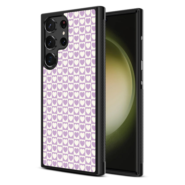 MyBat Design Lab Series Case for Samsung Galaxy S24 Ultra - Heart Grid - MSS24UCSLESM339-2.jpg
