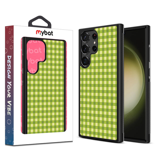 MyBat Design Lab Series Case for Samsung Galaxy S24 Ultra - Green Gingham - MSS24UCSLESM476-1.jpg