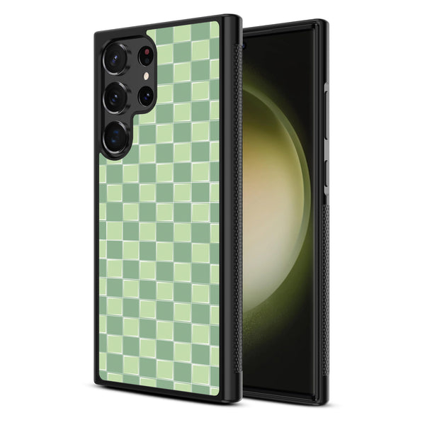 MyBat Design Lab Series Case for Samsung Galaxy S24 Ultra - Matcha Check - MSS24UCSLESM482-2.jpg