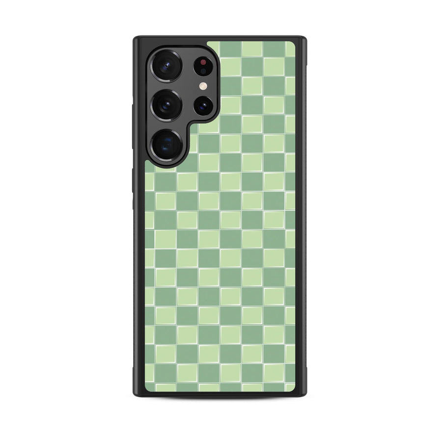 MyBat Design Lab Series Case for Samsung Galaxy S24 Ultra - Matcha Check