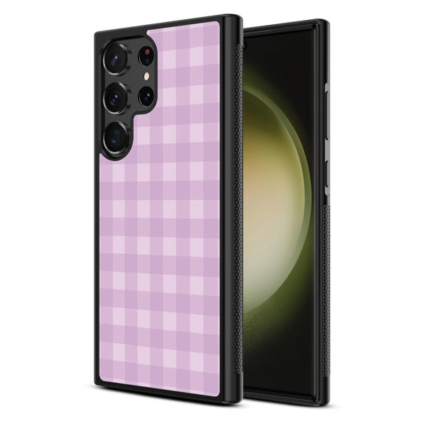 MyBat Design Lab Series Case for Samsung Galaxy S24 Ultra - Purple Plaid - MSS24UCSLESM483-2.jpg