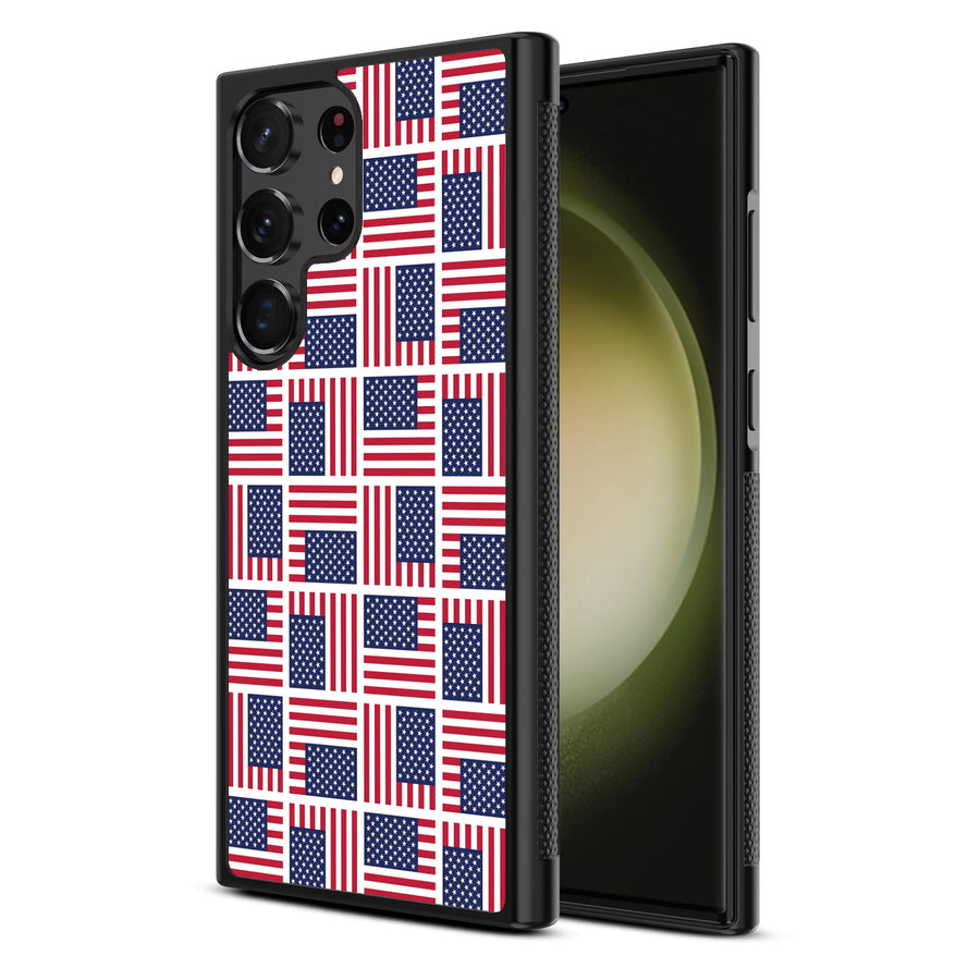MyBat Design Lab Series Case for Samsung Galaxy S24 Ultra – Flag Patchwork - MSS24UCSLESM519-1.JPG