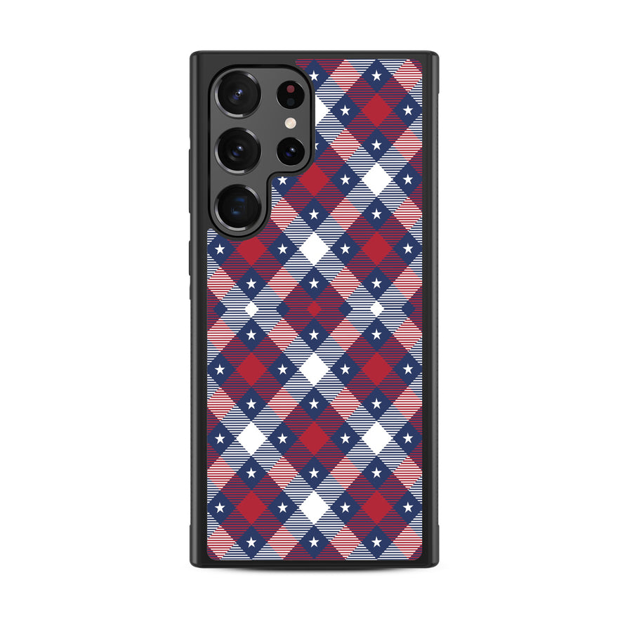 MyBat Design Lab Series Case for Samsung Galaxy S24 Ultra – Americana Plaid - MSS24UCSLESM523-2.JPG