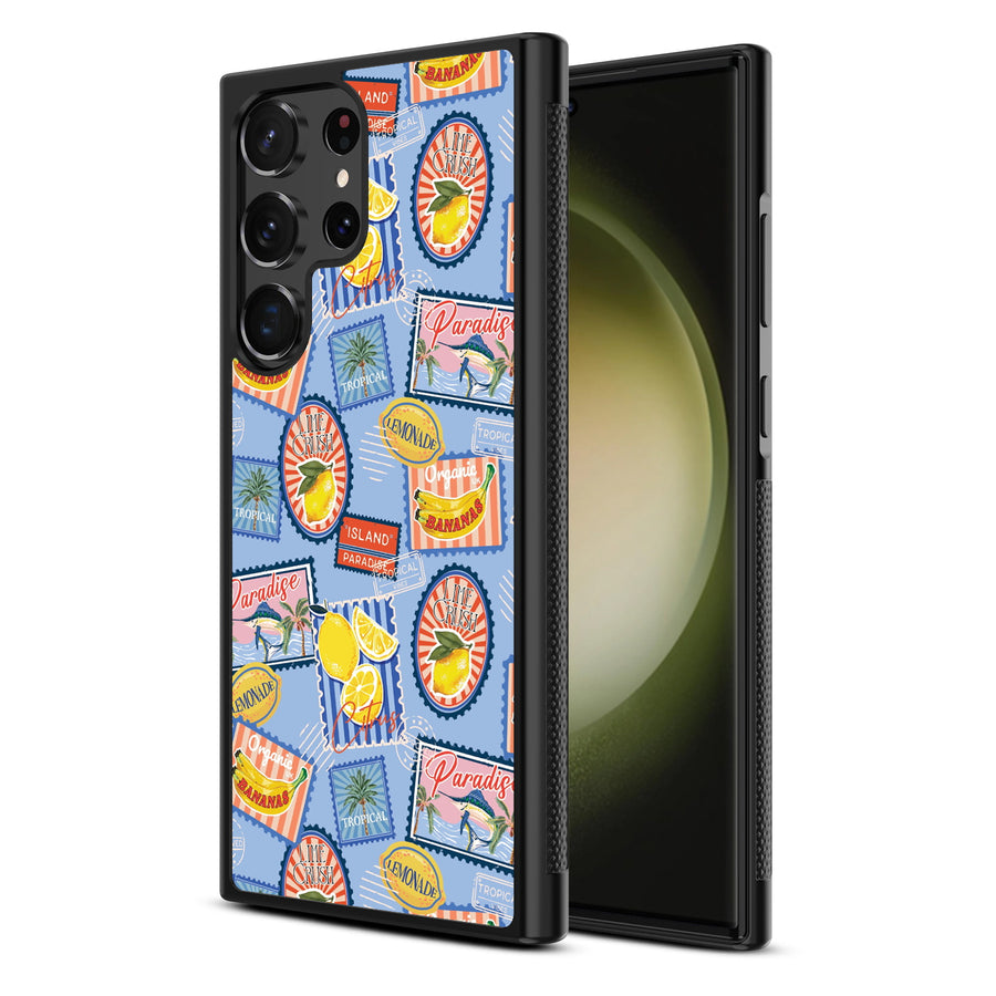 MyBat Design Lab Series Case for Samsung Galaxy S24 Ultra – Summer Stamps - MSS24UCSLESM537-1.JPG